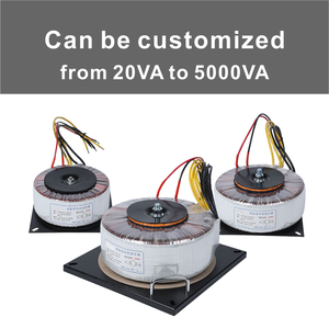 Factory Supply 20va-5000va <strong>Input</strong> 220v 230v <strong>Output</strong> 12v 24v 36v 48v Toroidal Transformer for Audio <strong>Amplifier</strong> - Product Image 5