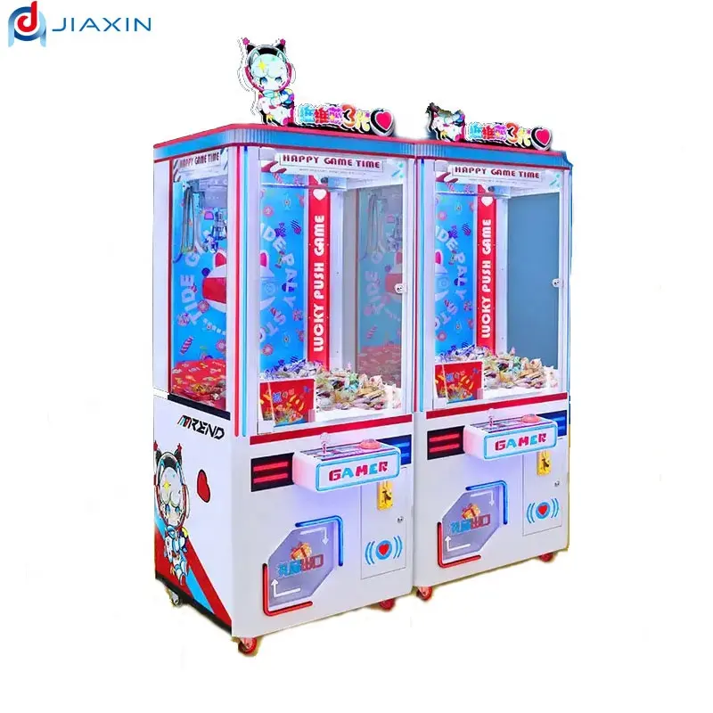 2023 Mini küçük şeker pençe makinesi ödül büyük büyük iş ticari için satılık peluş oyuncaklar Arcade pençe makinesi
