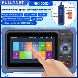 Mới nhất nóng bán sợi quang <span class=keywords><strong>Tester</strong></span> đa chức năng cầm tay 1310nm/1550nm 100km nk4000d Mini OTDR <span class=keywords><strong>Tester</strong></span> với OPM VFL cho FTTH - Product Image 2