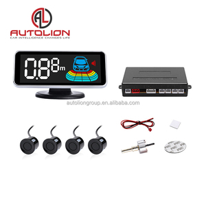 Sensor de aparcamiento para coche, detector de radar de marcha atrás automático, pantalla lcd, sistema de aparcamiento, 4 Uds. - Product Image 2