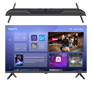 65インチ高画像4k UhdスマートLed Tv Atv DtvアンドロイドGOOGLE WEBOS TIZEN VIDAAスマートシステムオプションベゼルレスボーダレス