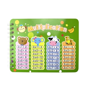 หนังสือการเรียนรู้เบื้องต้นสำหรับเด็กอายุ2-5ปีสมุดกิจกรรมเพื่อการศึกษาขดลวดตัวอักษรเลขคณิต - Product Image 1