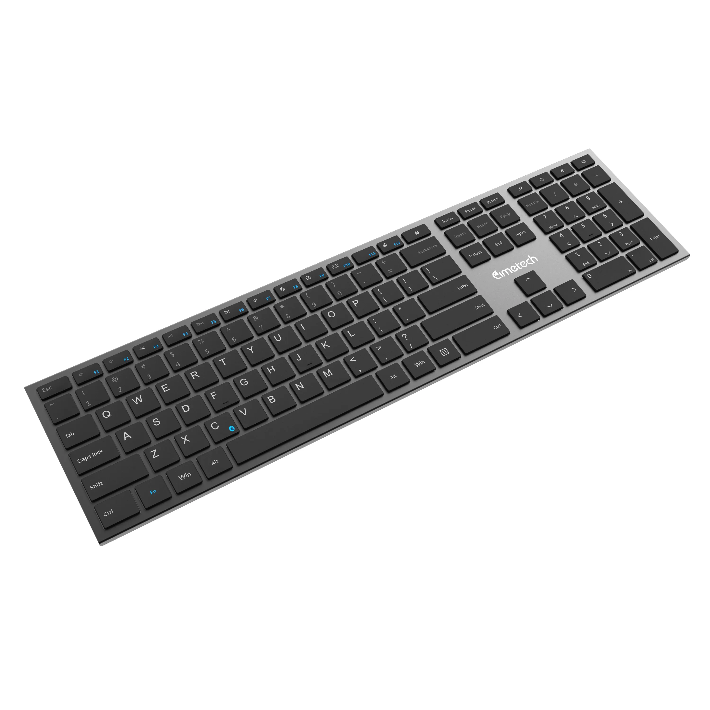 Hot Sell Portable Super Slim Bt+2,4G Features Dual-Mode Simple And Stylishwireless Keyboard Set For Computer And Office