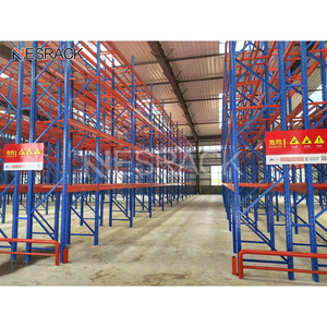 Scaffali di stoccaggio in metallo industriale sistemi di costruzione rivestiti per scaffalature Pallet e scaffali di stoccaggio - Product Image 2