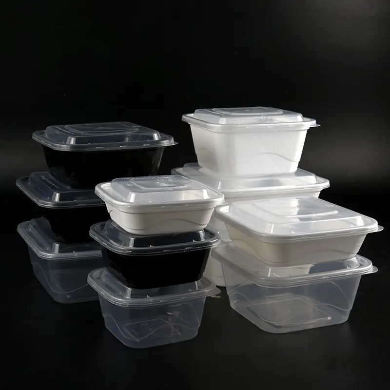 กล่องพลาสติก Pp สำหรับเตรียมอาหารเข้าไมโครเวฟ,กล่องพลาสติกสำหรับเตรียมอาหารกลับบ้านพร้อมฝาปิด