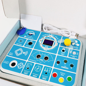 Kidsbits yeni yükseltme programlama öğrenme Arduino için başlangıç kiti kök eğitim 6 + yaşında çocuk ESP-32 Maker kodlama kutusu