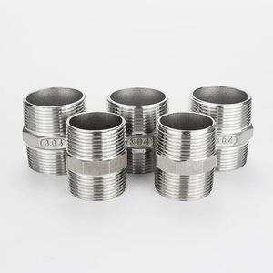<strong>Reducing</strong> Hex Nipple, <strong>3</strong>/<strong>4</strong>&quot; X <strong>1</strong>/<strong>2</strong>&quot; Male BSPT BSPP NPT Threaded <strong>Reducing</strong> Hexagonal Nipple Fitting Socket - Product Image 2