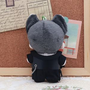 Quần áo búp bê cotton 10cm quần áo vest đen phong cách Hàn Quốc trang phục mát mẻ phong cách cảnh sát đặc biệt thời trang đẹp trai quần áo búp bê nóng bỏng - Product Image 2