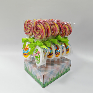Kẹo dẻo kết cấu cứng với trang trí làm đầy hấp dẫn kẹo mút hương vị trái cây ngon - Product Image 3