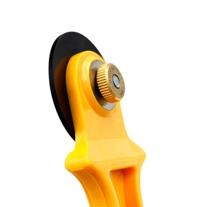 Yüksek kalite sarı deri çalışma araçları için Patchwork kumaş deri aracı dairesel 45mm döner kesici - Product Image 3