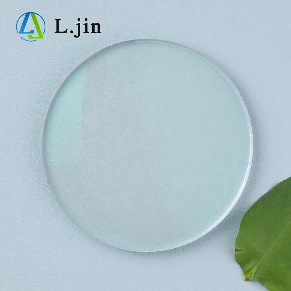 L. Jin fabricante precio de fábrica 1,56 índice bloque azul HMC recubrimiento asférico visión única prescripción lentes ópticas