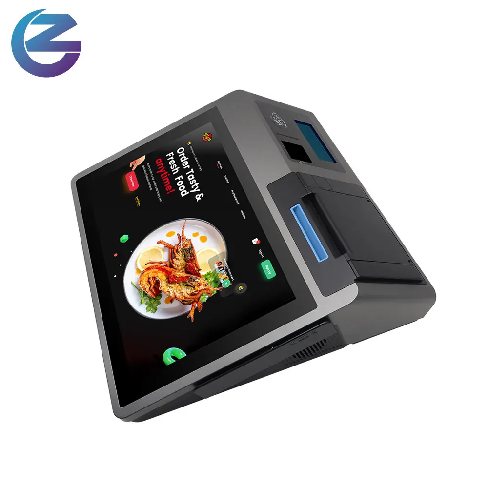 Z100 Android 11.0 Point of Sale Cash Register 58mm 80mm Receipt Printer Restaurant Machine All In One Pos Terminal System