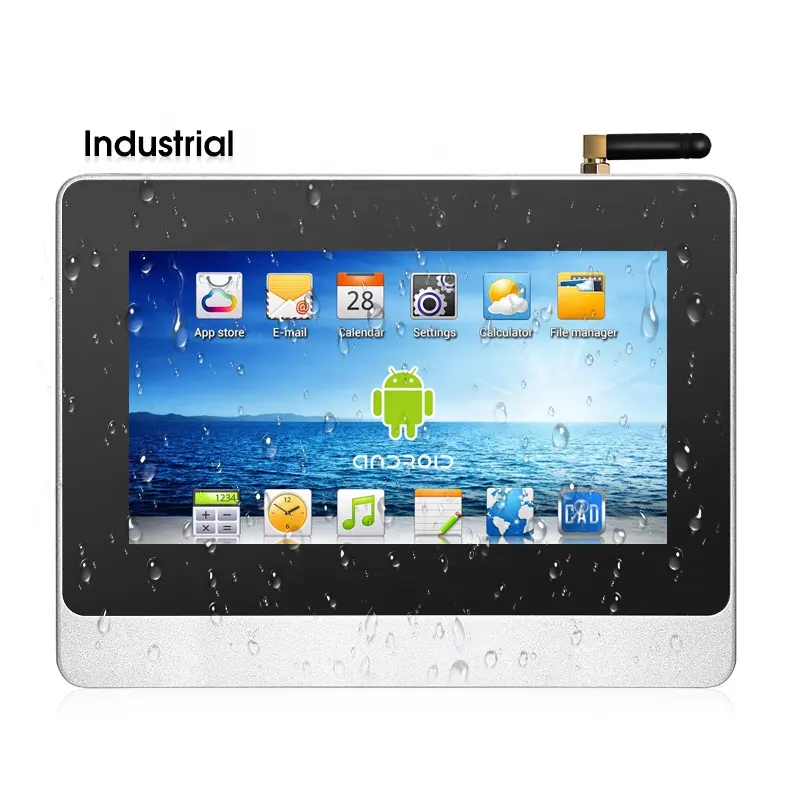 7" inch Mini Computer touch screen android HMI monitor industrial panel pc with 3g