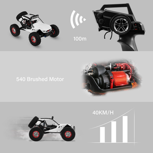 WLToys รถของเล่น RC 12429สำหรับเด็ก,รถของเล่นสำหรับเด็กความเร็วสูง2.4Ghz 1/12 4WD รีโมทคอนโทรลวิทยุรถหินของขวัญสำหรับเด็กไฟ LED ความสว่างสูง - Product Image 5
