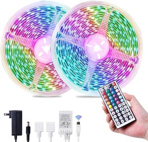 RGB светодиодная полоса, музыкальное управление звуком, Светодиодная лента, rgb 20 метров с Wi-Fi, управление bluetooth для домашнего освещения - Product Image 1