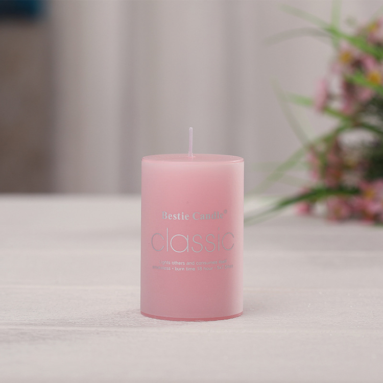 Pink Beautiful Macaron Wax Tea Light Candle Green Favors Scent, Luxury Candle For Home Scent Gift Set