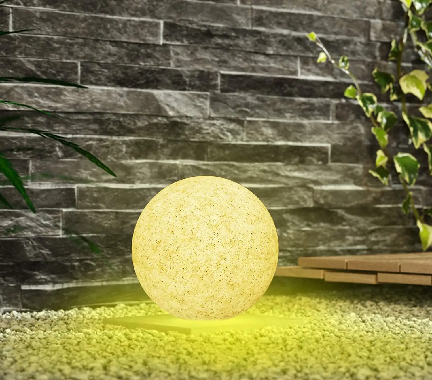 Luce solare impermeabile galleggiante palla Display luce Multi colore resistente all'usura giardino esterno Led Ball