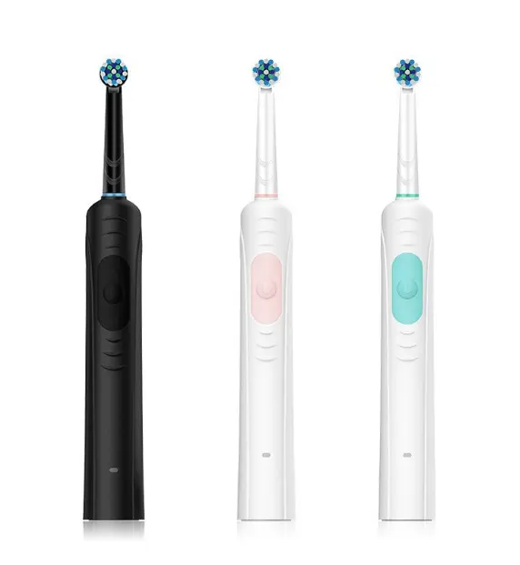 Toptan su geçirmez IPX7 özelleştirilmiş ucuz akıllı 45 dönen elektrikli diş fırçası ağız b için wobble diş fırçası