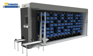 Módulo de elevación vertical que ahorra espacio Almacenamiento automatizado y sistema de almacén de recuperación inteligente Equipo de manejo de materiales - Product Image 3