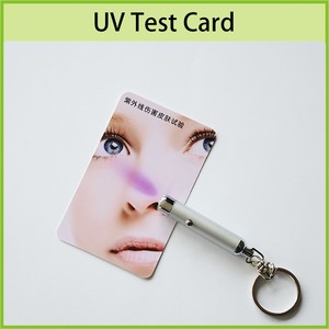 PVC UV Test <strong>Card</strong> <strong>Real</strong>-Time Detection of UV Intensity Customizable UV Test <strong>Card</strong> - Product Image 5