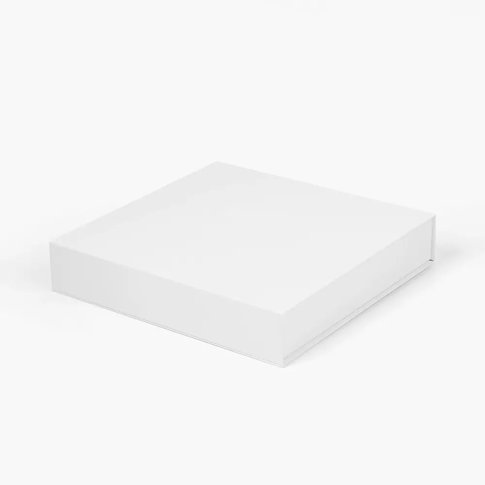 Logo personalizzato coperchio bianco scatola unic cartone prodotto di bellezza confezione regalo a forma di libro scatola magnetica di carta cosmetica