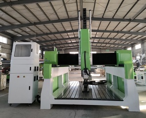 Z轴1200毫米高泡沫数控铣刀ATC 4轴5轴自动换刀器真空工作台木材Atc数控机床木材路由器 - Product Image 4