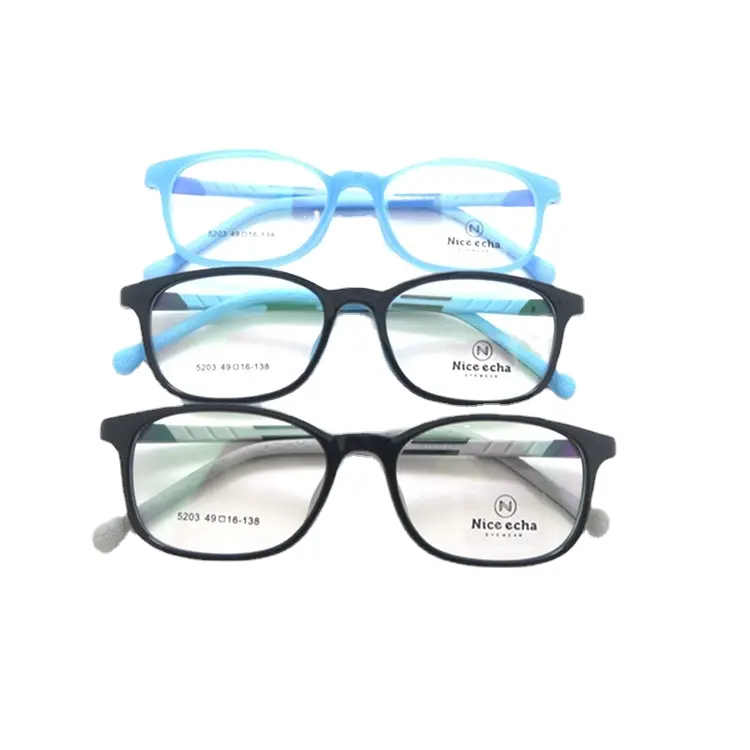 إطارات نظارات للأطفال 5203، سيليكون لطلاب قصر النظر بذاكرة