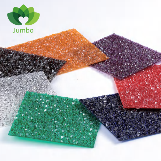 Feuille PC gaufrée en diamant