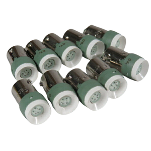 หลอดไฟ LED นำร่อง LSTD-2G ใหม่ฐาน BA9S 24VAC/DC 10/ล็อต11mA 10ชิ้น - Product Image 1