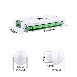 Controlador de luz de escalera multifunción, dispositivo de control de movimiento, 32, 64 escalones, ES32, 5-24v, 5 años de garantía - Product Image 3
