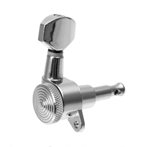 卸売クローム電気ベースギターチューニングPEG6インライン2ピンロッキングチューニングキーペグチューナー - Product Image 1