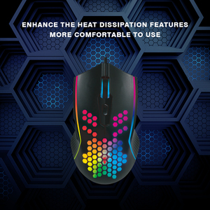 Mouse da gioco con illuminazione colorata 8D con programmazione ottica di tracciamento luminoso con cavo cavo di progettazione fabbrica OEM uso del Computer