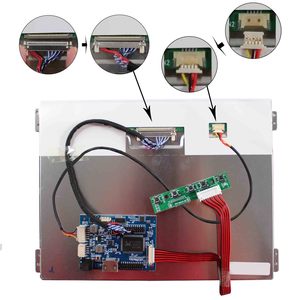 Pantalla Lcd Panel de módulo Lcd 1024X768 Paneles de repuesto Tablero universal Hd Mi Lvds 30 Pin Pantalla Lcd de 104 pulgadas Negro