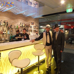 Bán Đèn Led Ý Tưởng Quầy Bar Nhà Hàng Thiết Kế Hiện Đại Đèn Đá Cẩm Thạch Sáng L Sắc Nét Đẹp Theo Yêu Cầu Quầy Bar Nhà Hàng - Product Image 5