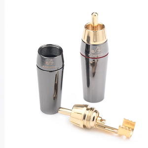 Adaptador ATAUDIO HIFI Audio Rca conector RCA macho de cobre puro para Cable de señal amplificadores de potencia enchufe RCA - Product Image 4