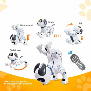 Simpatici K16 di programmazione elettronica per animali domestici Smart RC danza Robot cane Multi-funzione intelligente RC Robot per cani per bambini