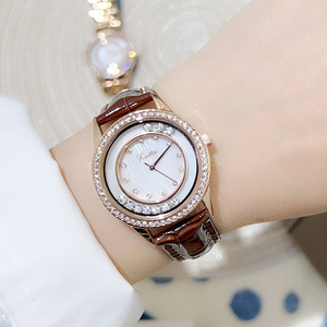 High Quality Scottie 9513B Women's Watch New Design Round Dial Leather Band Luxury Fashion Trend Quartz Watch - Product Image 2