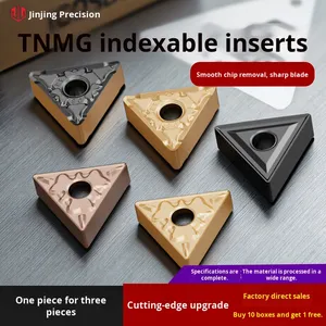 Herramienta de torno CNC TNMG 160404, hoja triangular externa, inserto de carburo PVD para cabezal de corte de ranurado, herramienta de torno triangular externo - Product Image 6