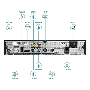 Alphabo X8 + yeni okyanus 3 artı kong 2 dekoder set üstü kutu kartı uydu dekoder sim kart yuvası ile kod ücretsiz dvb-c - Product Image 5