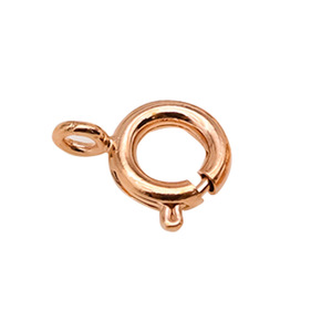 Toplu toptan kapatma cıvata bahar yüzük 5/6/7mm 14k 18k altın gümüş el yapımı DIY takı yapma bileşenleri uç toka Hoop yüzük - Product Image 6