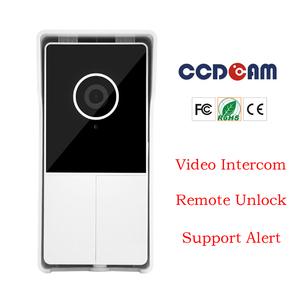 Timbre de puerta personalizado con cámara de seguridad Sistema de intercomunicación Timbre con cámara CCTV de seguridad para el hogar 1080 P - Product Image 2