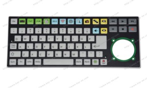 Su misura OEM pannello interruttore a membrana tastiera di controllo in rilievo Multi pulsante con tastiera di stampa digitale - Product Image 2