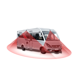 3D 360度圆形后视环绕汽车倒车4摄像头套件停车传感器系统24v卡车倒车侧360汽车摄像头 - Product Image 1