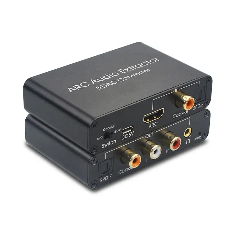 Arc Audio HDMI-compatible ARC Audio Extractor DAC Adapter Fiber Coaxial 3.5mm Headphone 37 