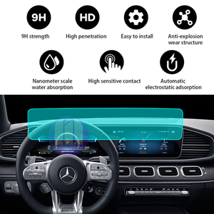 2021 Mercedes Benz Maybach 2.5D 480 600 Dashboard temperli cam araba navigasyon ekran koruyucu ile 2.5D Radian - Product Image 3