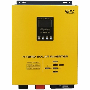 EIN 1,5 kW 24VDC 12VDC bis 220VAC Wechselrichter-Hybrid mit 50A pwm Solar laderegler - Product Image 1