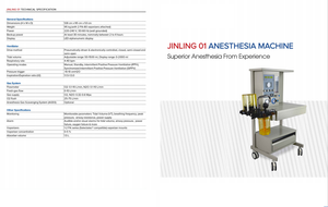 Professionele Draagbare Anesthesiemachines Geschikt Voor Ziekenhuizen En Klinieken-Economische Modellen Onder Hq - Product Image 2