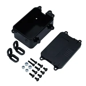 Metall ausrüstung sbox Radio empfänger box für Axial SCX10 RC Track Car Frame Chassis Kit Upgrade-Zubehör - Product Image 4