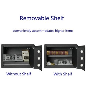 Bán buôn lớn thường vụ Thương mại thép Bio vân tay an toàn hộp kim loại Thiết kế thời trang thương mại két - Product Image 4