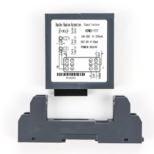 プラグインアナログ信号アイソレータ電流電圧信号送信機入力4-20mA出力0-10VDC 24V信号変換器 - Product Image 5